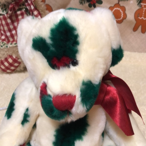 Ganz Hertiage Collection Holly Anne Bear 20” Plush Teddy Christmas Stuffed Toy - Picture 2 of 8